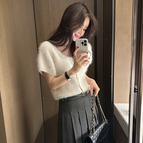 Meline angora cardigan