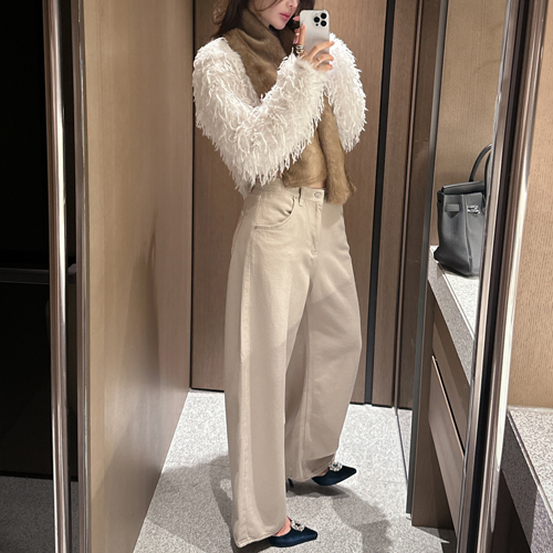 Noel cotton pitch gimo pants