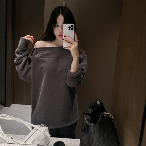 Mens fleece one-shoulder mtm