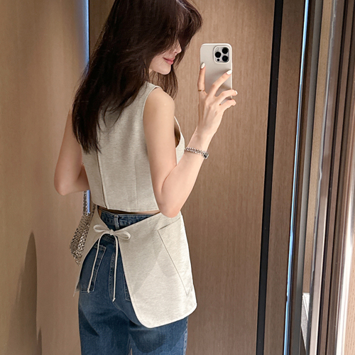 Selver back-slit dress