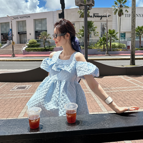 Ruby jacquard dress