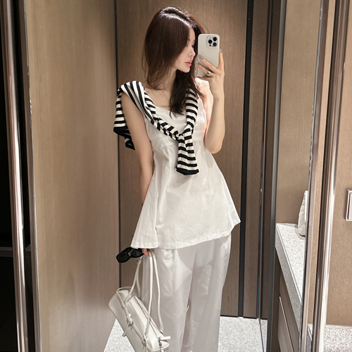 Zero cotton bustier