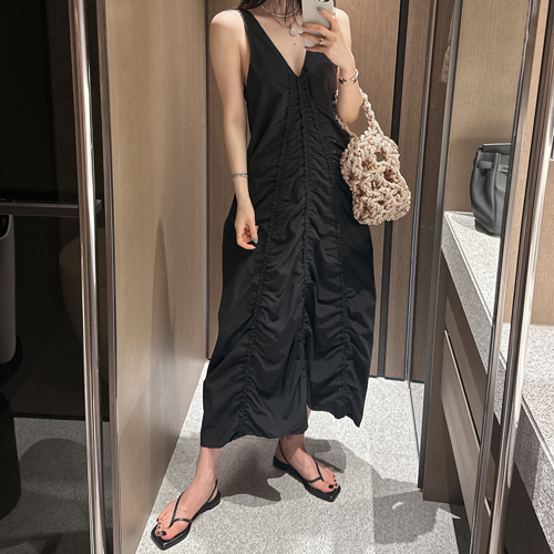 Mila shirring dress