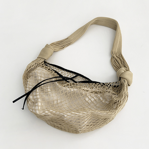 Warm netting shoulder bag