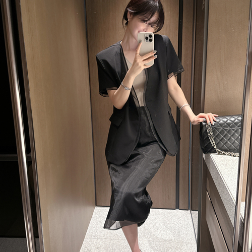Apollo no-collar summer jacket