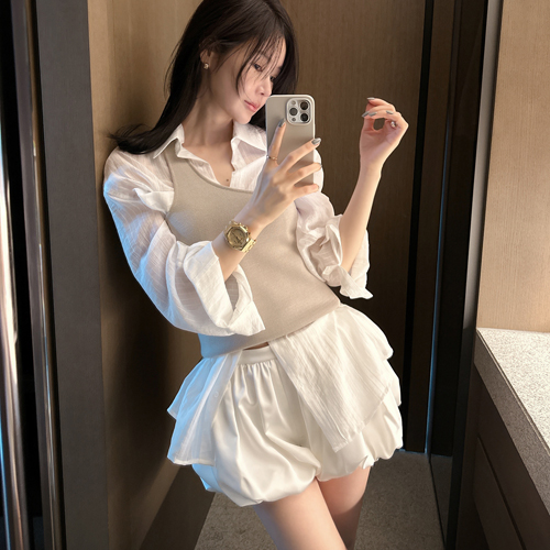 Coats satin balloon pants