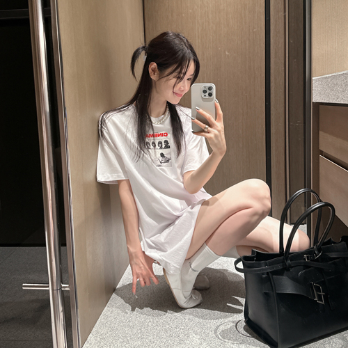 Cinema balloon mini dress
