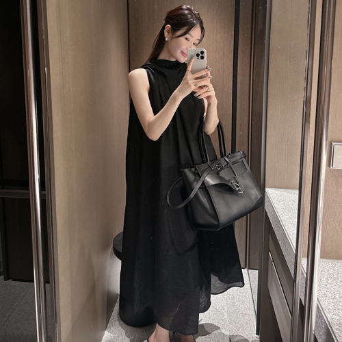 Someway linen tie dress