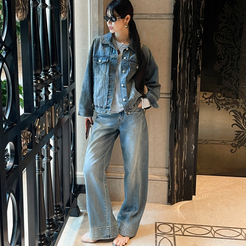 Dibber cut line denim