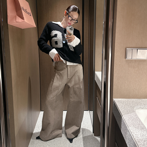 Hero cotton wide pants