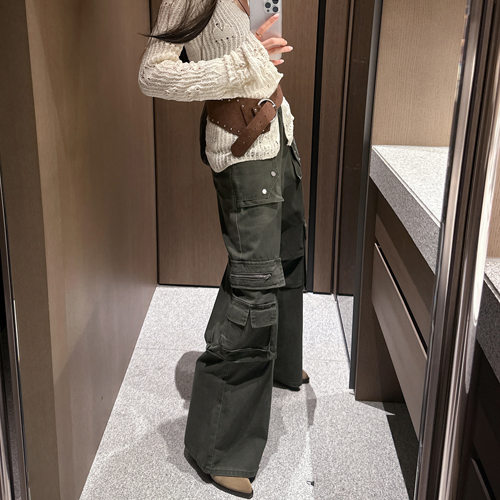 Mock pocket cargo pants