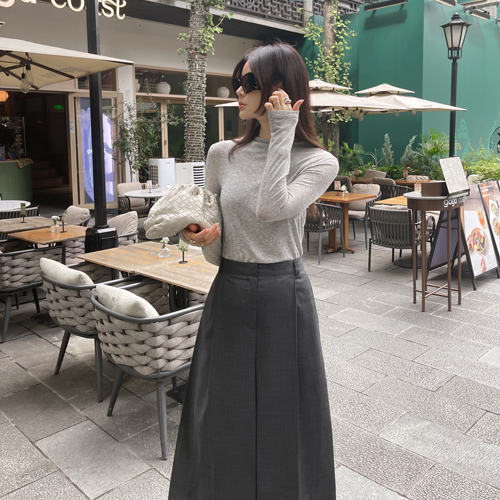 Moos wool slim tee