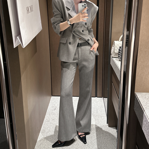 Peace boots-cut pants