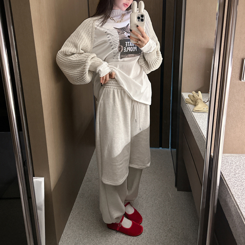 Weave double gimo pants