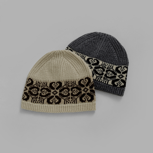 Ethnic wool jacquard bini