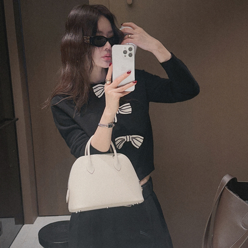 Elly ribbon cardigan (cashmere80%)