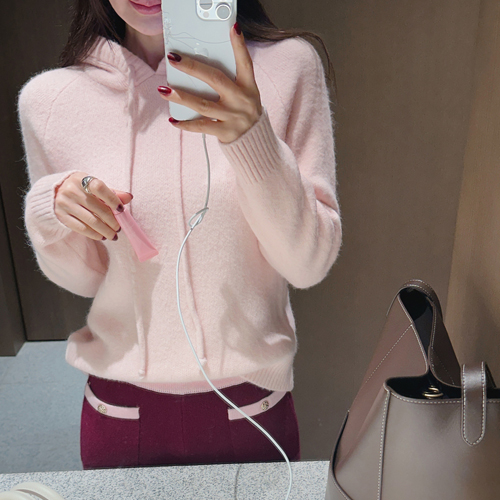 Mild gimo hood knit (gimo)