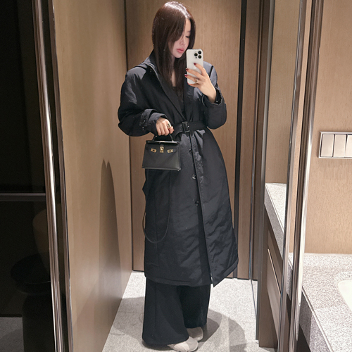 Maria hood belted jumper