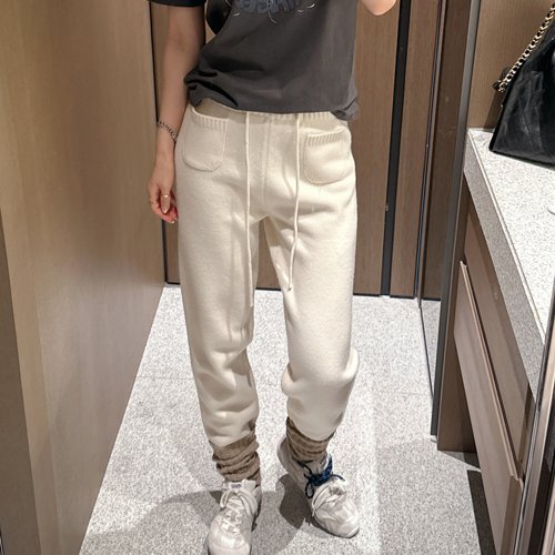 Judy wool knit jogger pants