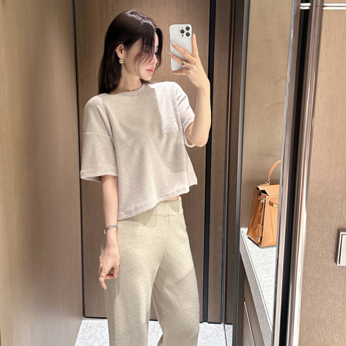 Rate boucle crop tee