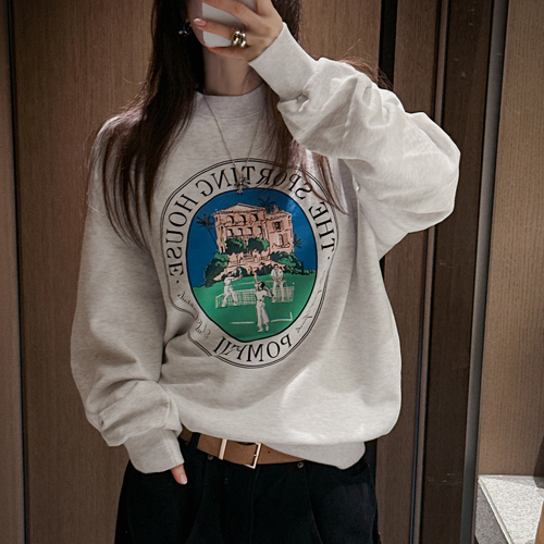 Sporting cotton sweat shirt