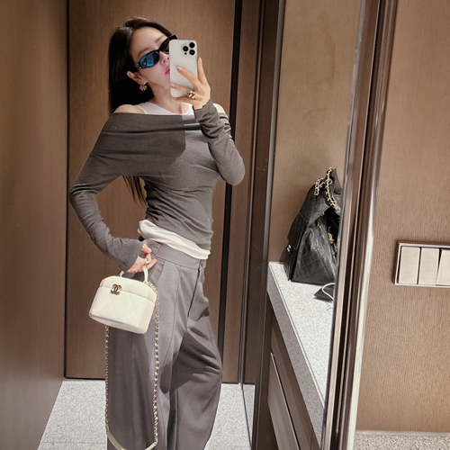 Pree halter layered tee