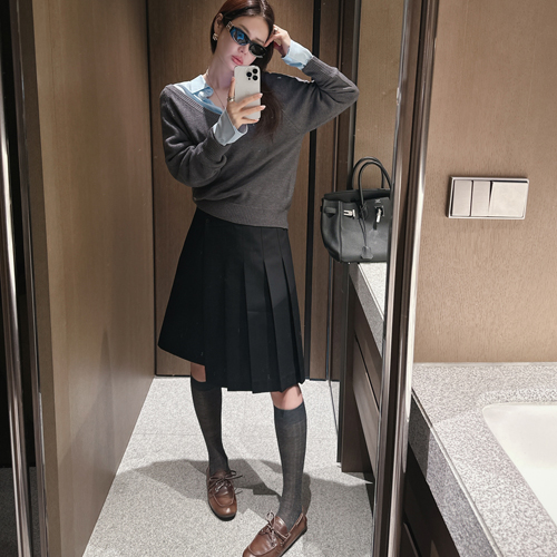 Blaine wrap midi skirt