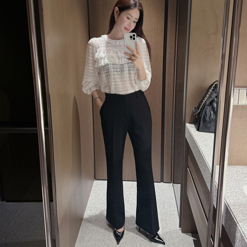 Merrion boots-cut slacks