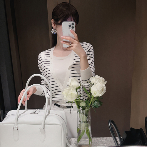 Arro layered stripe knit