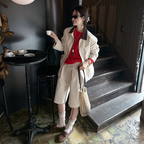 Moyse cotton half pants