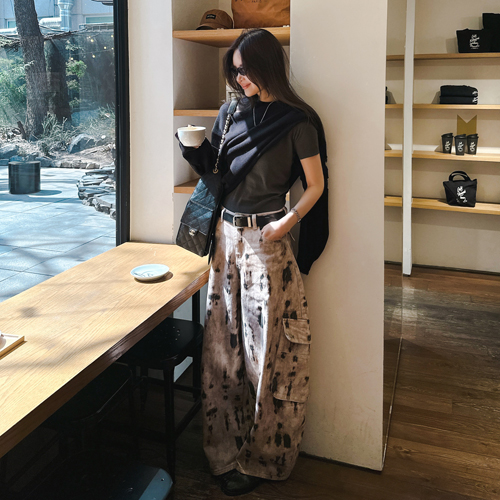 Carry leopard balloon pants