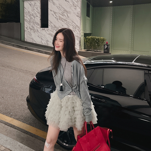 Cama loose warp cardigan