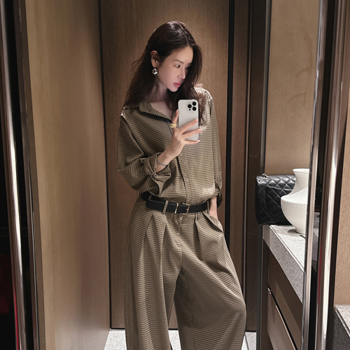 Peste brown check shirt