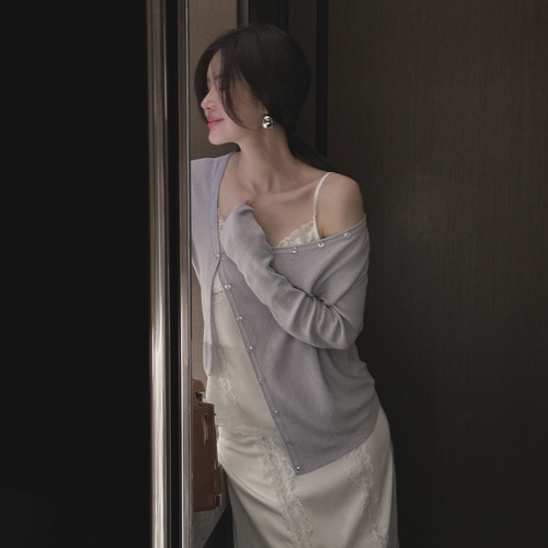 Melkin unbal cardigan