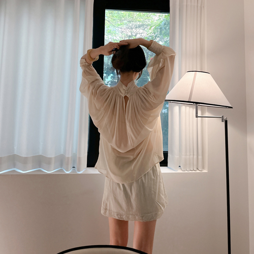 Vento cotton mini skirt