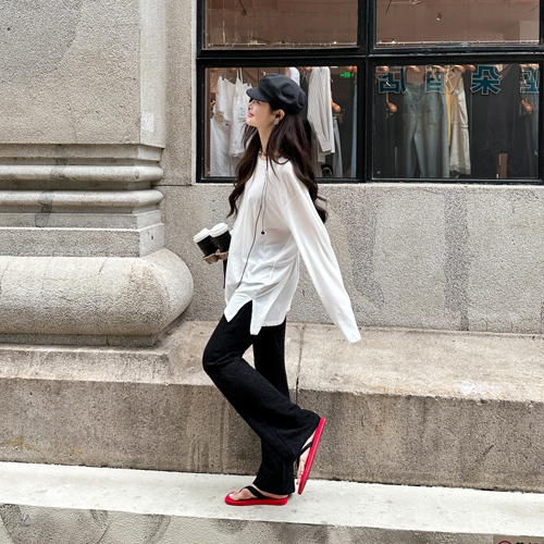 Benis jacquard banding pants