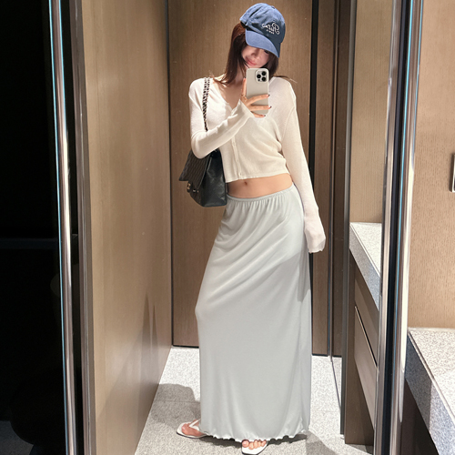 Cooling dual long skirt