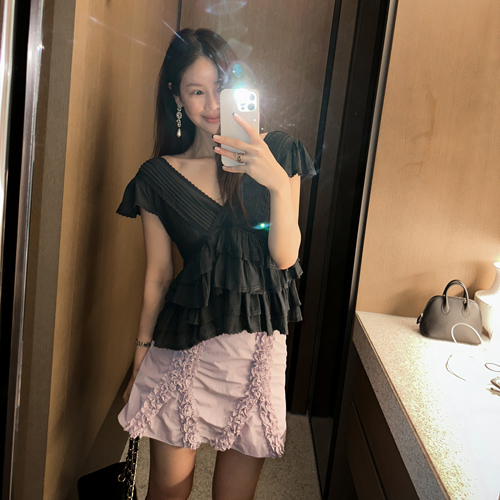 Lido ruffle blouse