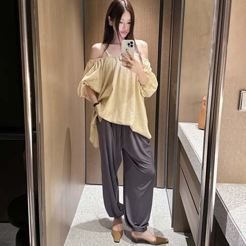Ease banding jogger pants