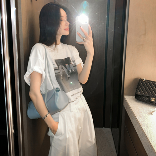 List cotton tee