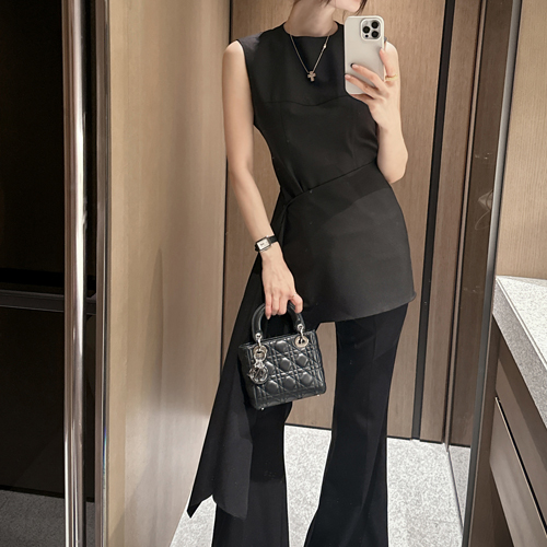 Robin unbal wrap blouse