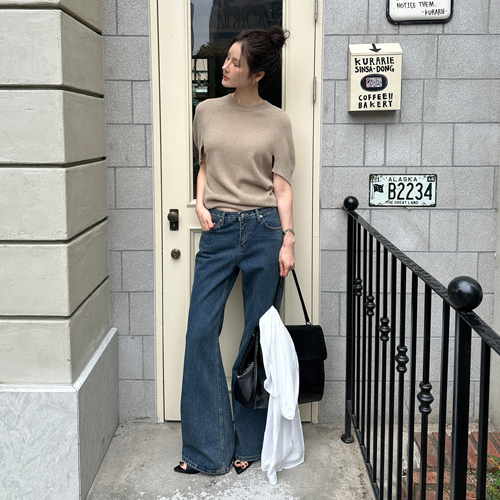 Dino deep blue denim pants