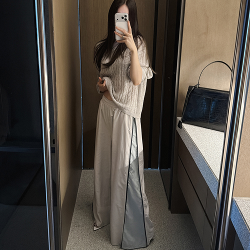 Prang two-tone pants
