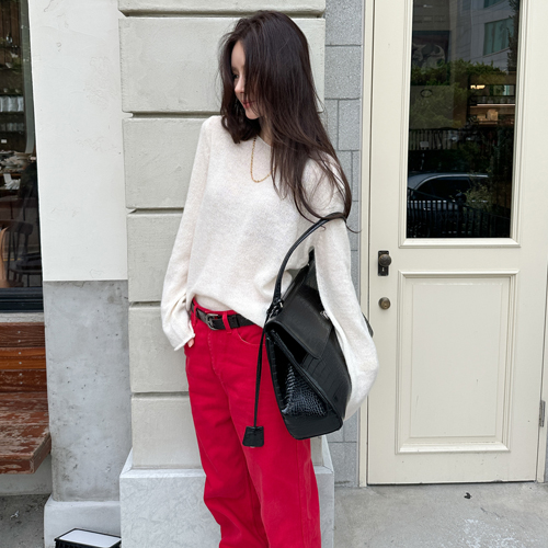 Jason see-through mohair knit