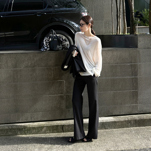 Comet boots-cut pants