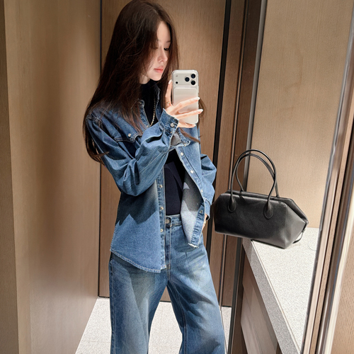 Teno cotton denim shirt