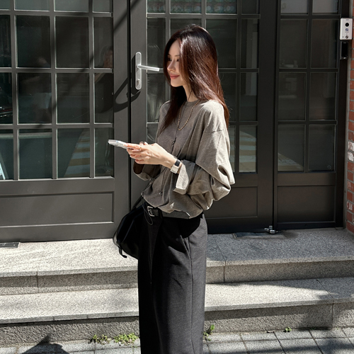 Friver wool box tee
