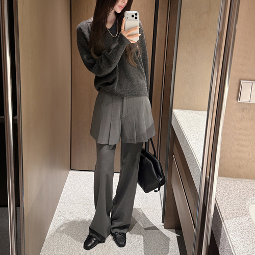 Essen pleats skirt pants